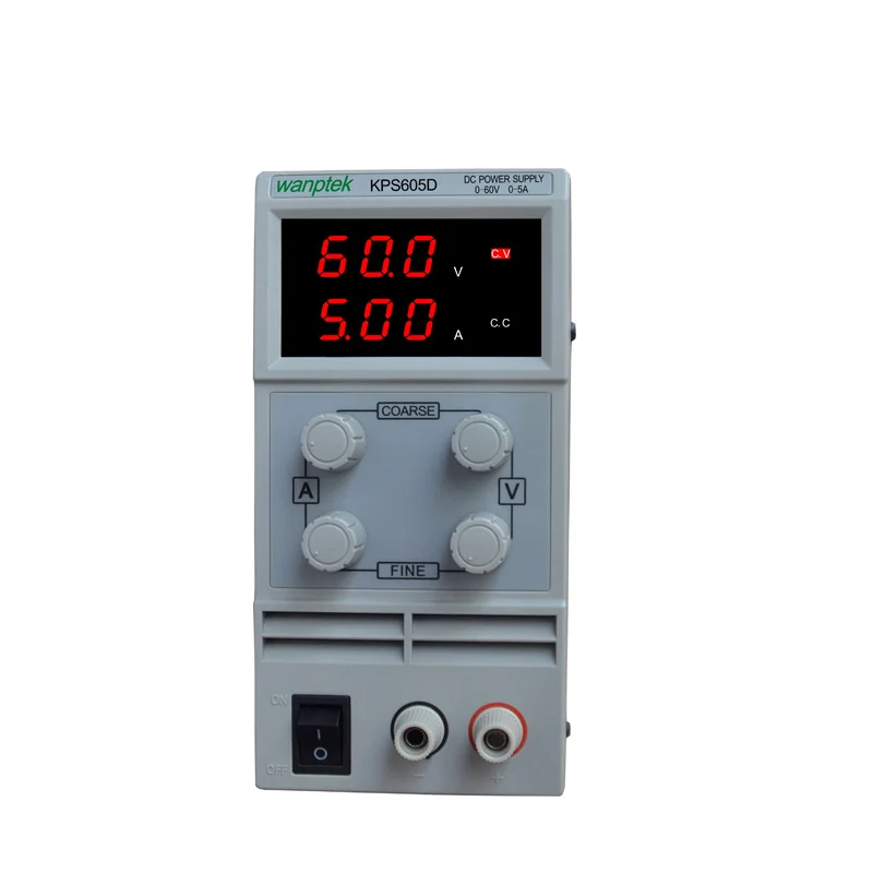 Wanptek мини импульсный источник питания постоянного тока KPS605D 60 в 5A Одноканальный