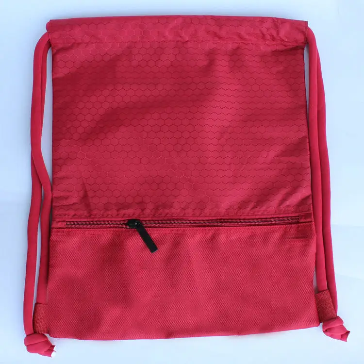 Red small size Открытый для женщин мужчин нейлон черный сверхлегкий рюкзак футбол баскетбол мешок шнурок Охота Пешие прогулки тренажерный зал спортивные сумки - Цвет: Red small size