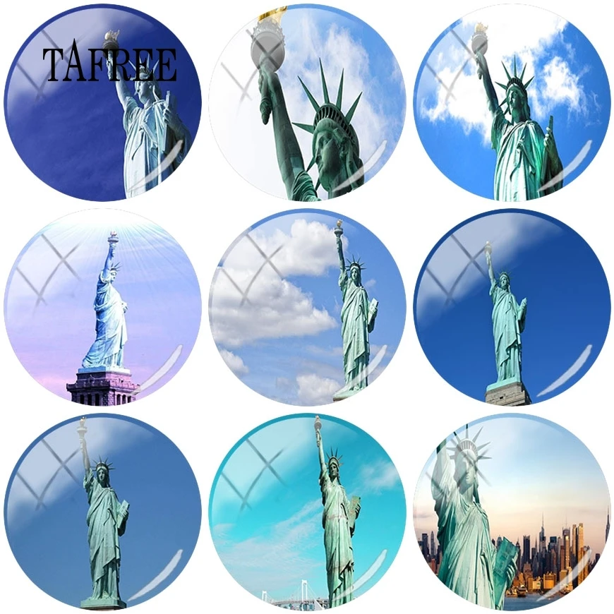 TAFREE s/лот США Нью-Йорк Статуя Свободы картина Сделай сам стеклянный кабошон и