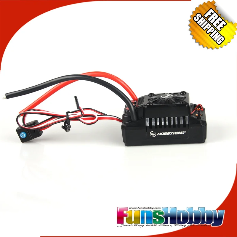 

Hobbywing EzRun MAX5 200A Sensorless Brushless ESC For 1/5 RC Car Cod.30104000