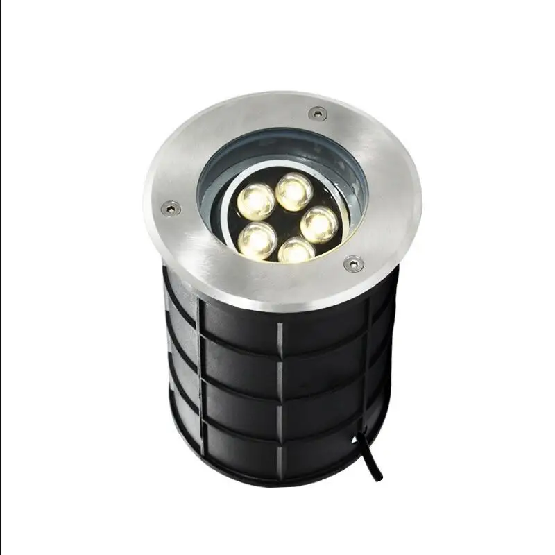 IP68 LED подземный свет 5*2 Вт садовая лампа Водонепроницаемая Наружное освещение 220 В