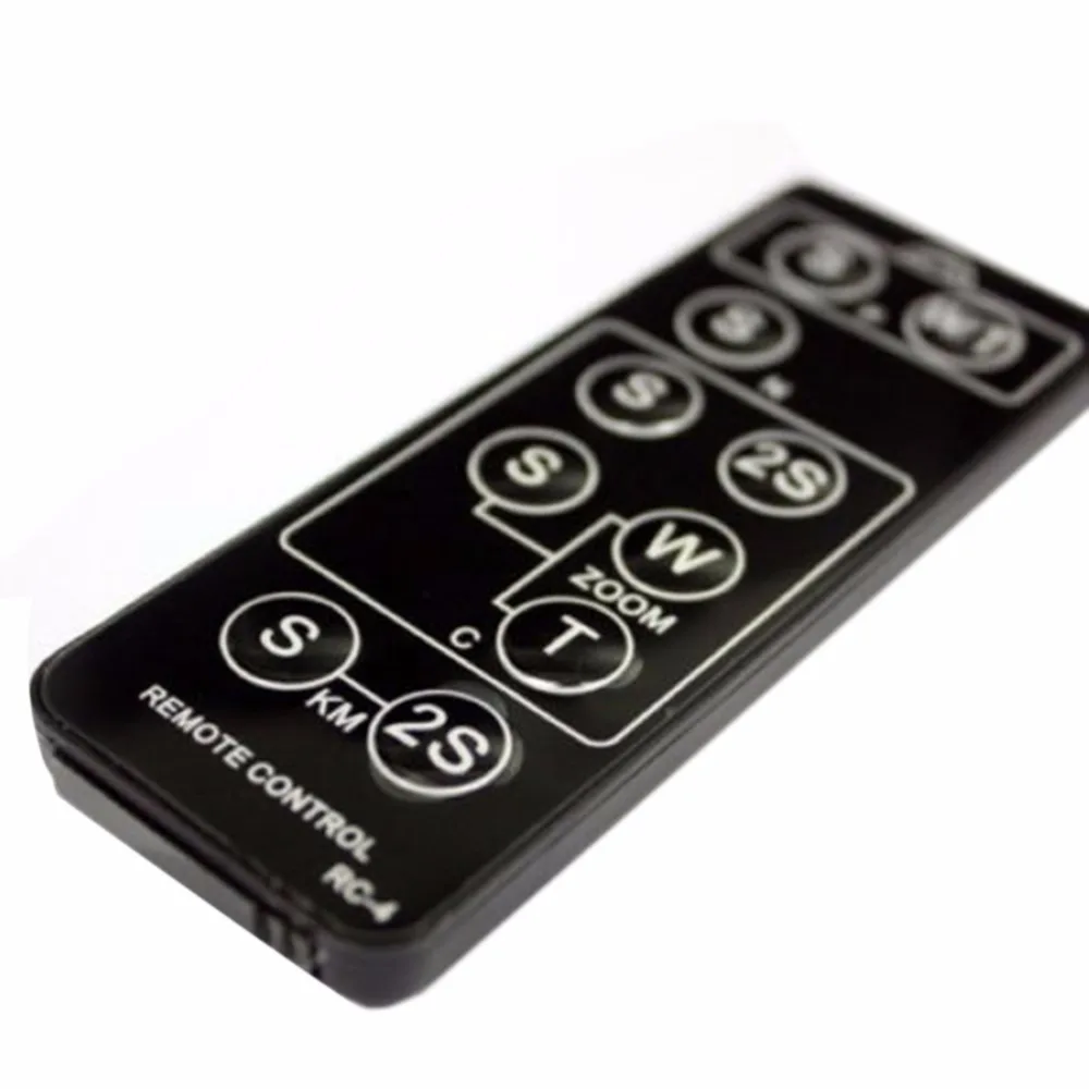 New RC-4 IR Wireless Remote Control for Nikon Canon Pentax Konica DSLR Digital Camera Infrared Shutter Release +Battery | Электроника