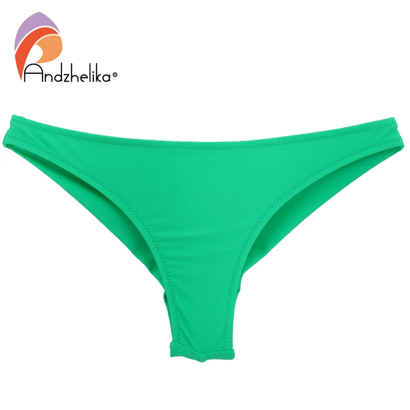 Andzhelika Bikini Bottom 2017 пикантные однотонные бикини бразильские женщины купальники дно