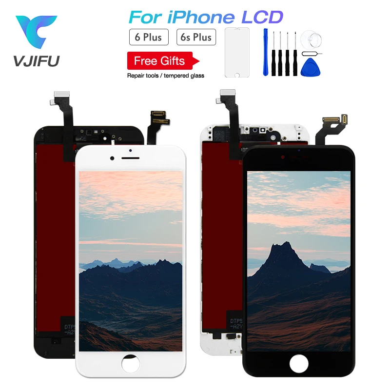 10 шт./лот качество AAA ЖК экран для iPhone 6 plus / 6S Plus дисплей в сборе Замена с
