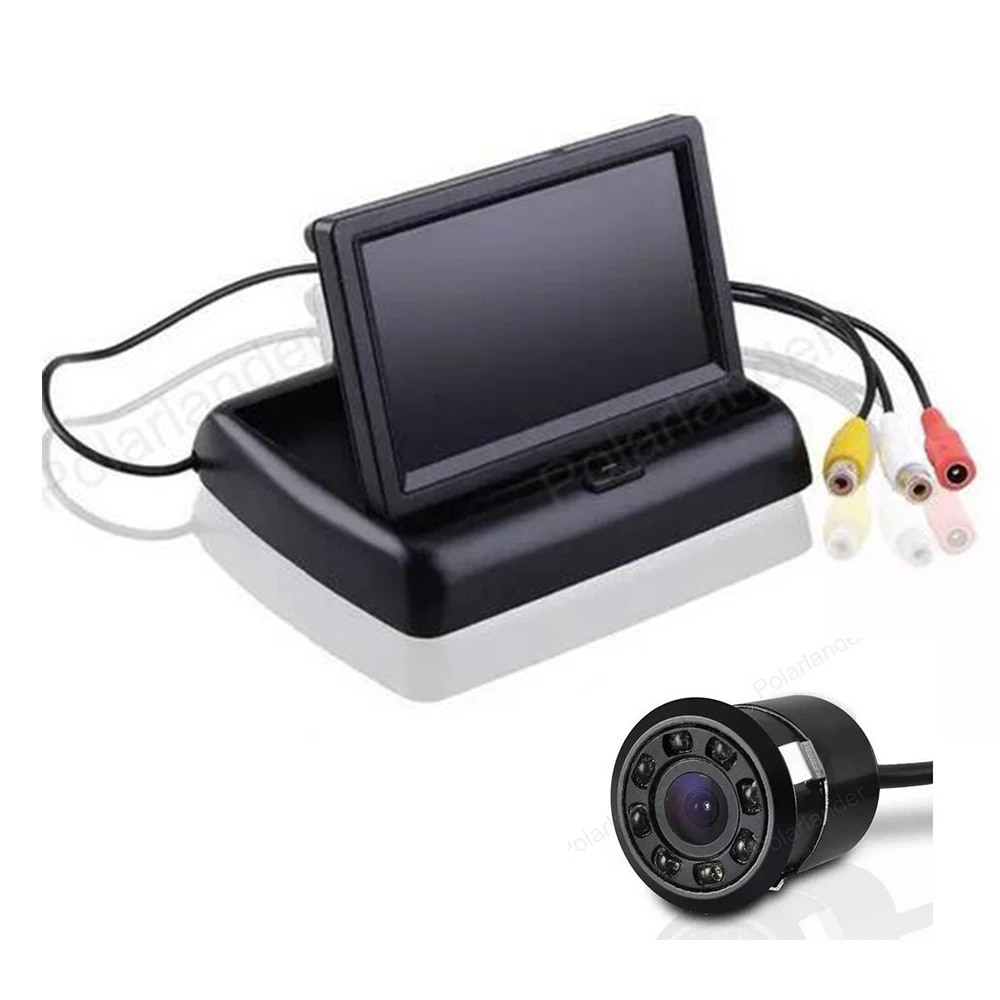 4 3 дюймовый TFT LCD 480x234 автомобильный монитор парковочный дисплей для DVD VCD с 8
