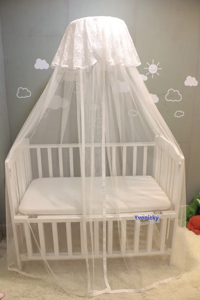 Роскошная сетка от комаров для детской кроватки принцессы качественная