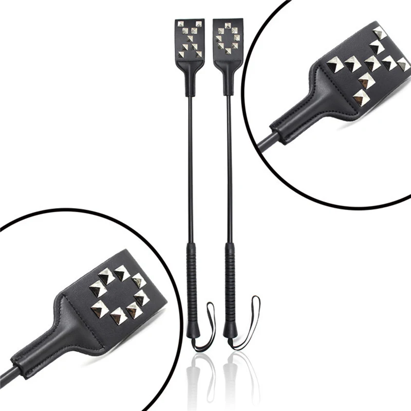 Черная плетка из искусственной кожи для связывания с ресницами весло шлепки