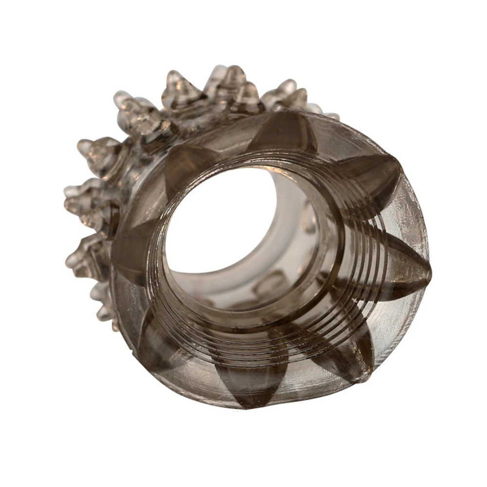 Drop Shipping Men Spike Soft TPE Cock Ring Extender Penis Sleeve Delay Time Adults Sex Product | Красота и здоровье