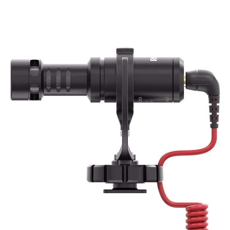 Ехал VideoMicro Компактный На Камере Записи Микрофон для Canon Nikon Sony Lumix DJI Осмо DSLR Камеры