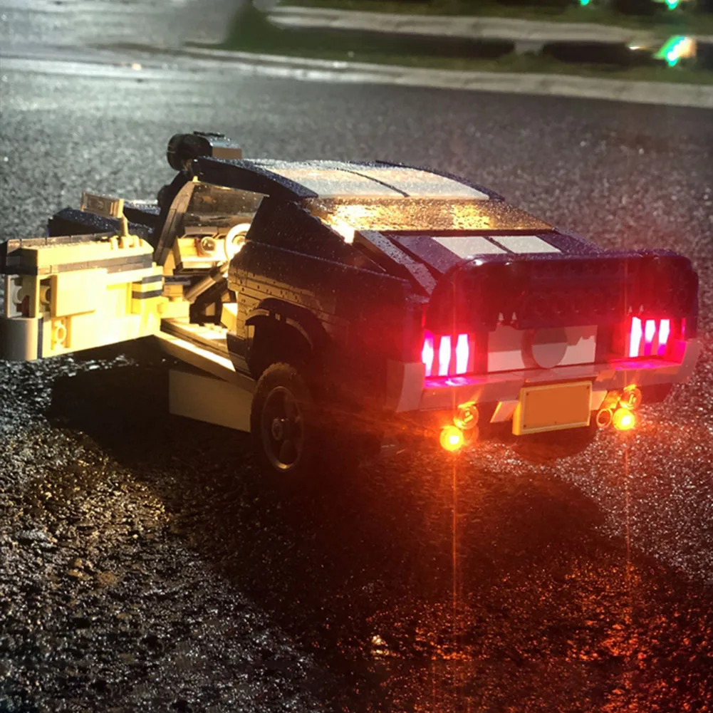 Прочные обновленные кирпичи игрушки светодиодные лампы Набор для строительства