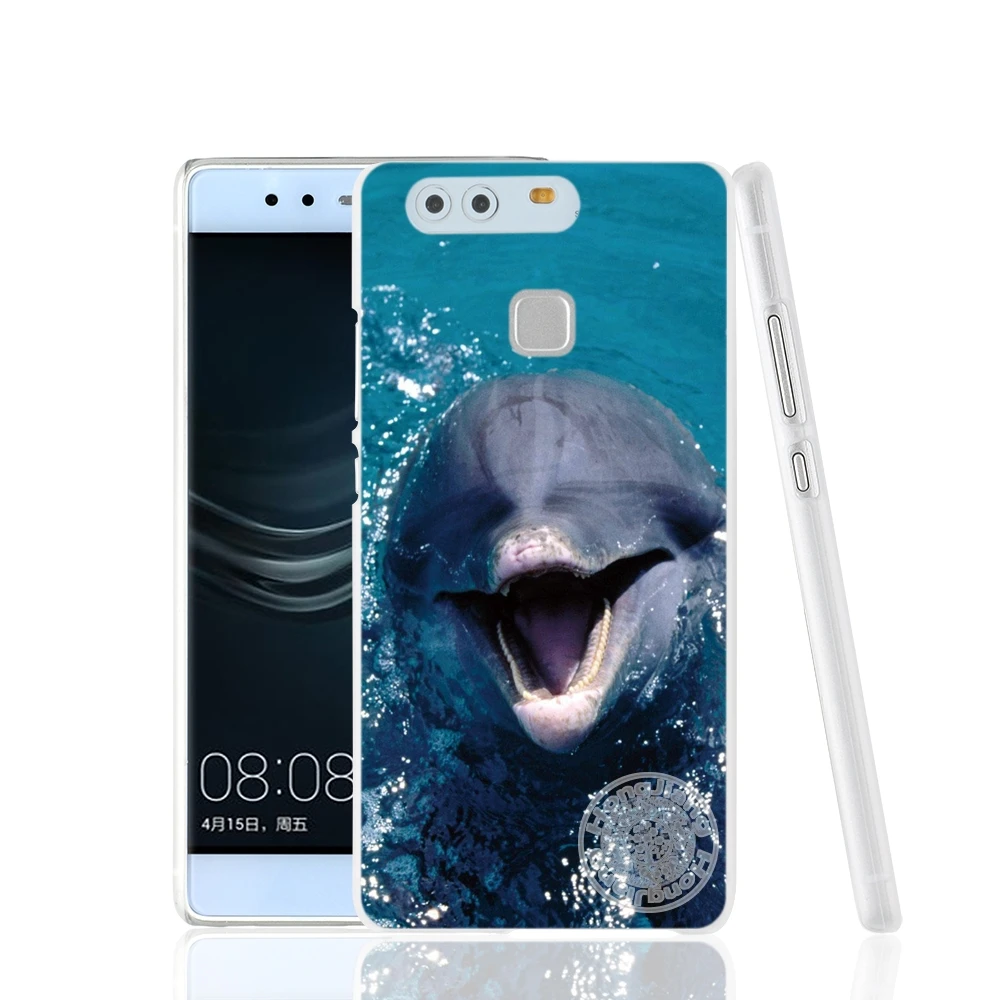 HAMEINUO чехол для телефона с изображением морского дельфина huawei Ascend P7 P8 P9 P10 lite plus G8 G7