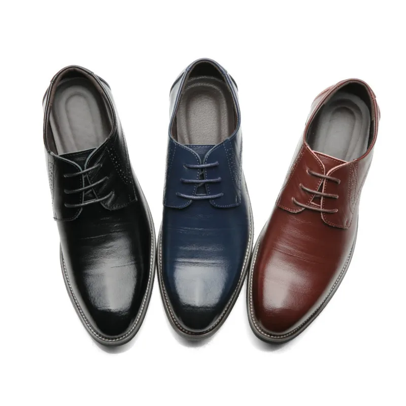 2018 new arrival men's shoes Lace Up Loafer Comfortable Classic Formal Fashion Modern Business Shoes | Обувь