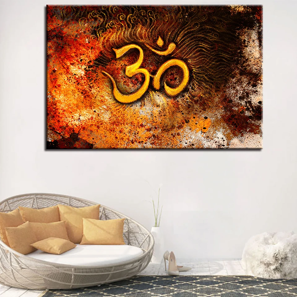 

Abstract Muslim Islamism Quotes Art Canvas Painting HD Print Wall Art Modular Poster Bedroom Decoration Picture for Living Room