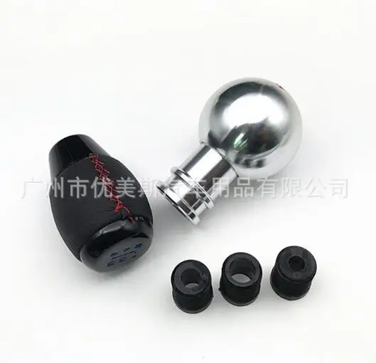 Universal Car Gear Shift Knob Head Manual Stick Leather Metal Lever Handle Ball Fit For BMW Toyota Honda Mazda Ford Audi | Автомобили и