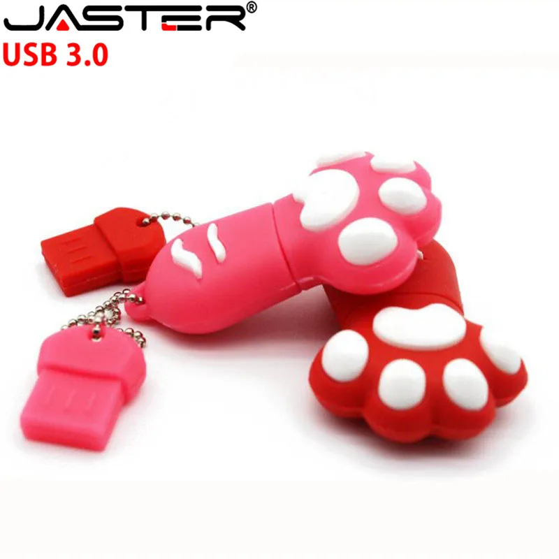 USB-флеш-накопитель JASTER в виде кошачьей лапы 64 ГБ 32 16 | Компьютеры и офис