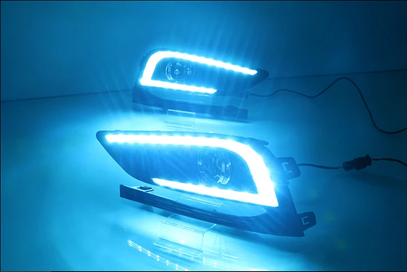 Автомобильная проблесковая 1 пара светодиодный Габаритные огни DRL для Chevrolet Cruze 2016