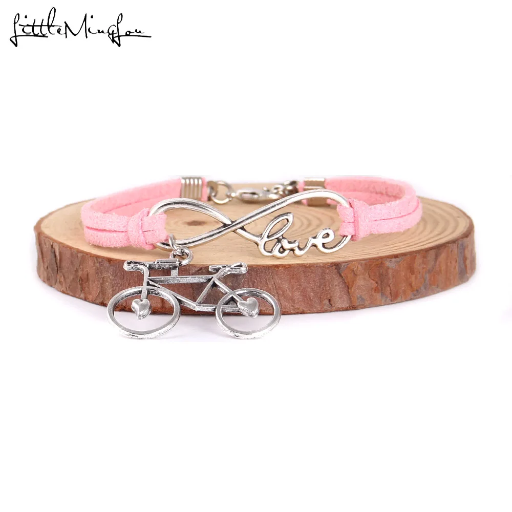 Браслет с надписью love bike 12 цветов|charm bracelet|men braceletbracelets & bangles |
