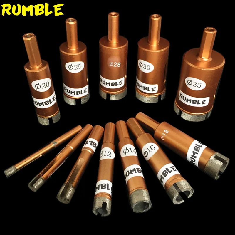 Rumble 1 шт. 6-35 мм профессиональный алмазный сердечник сверло Мрамор Гранит каменная