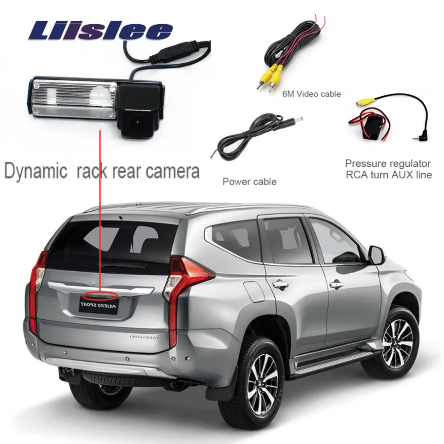 Liislee для Mitsubishi Pajero Sport Pajero, темная парковочная камера заднего вида, автомобильная парковочная Альтернативная камера заднего вида