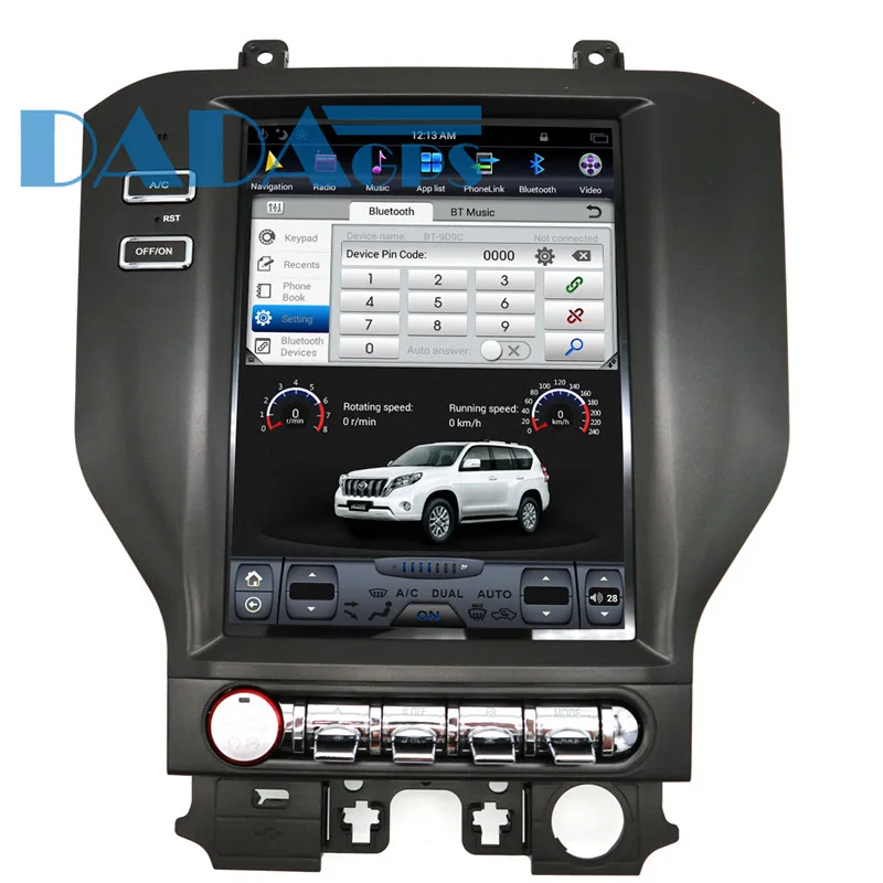 Тесла Стиль 10,4 дюймов android-автомобильный gps навигации для Ford Mustang без dvd-плеер Мультимедиа стерео аудио Satnav