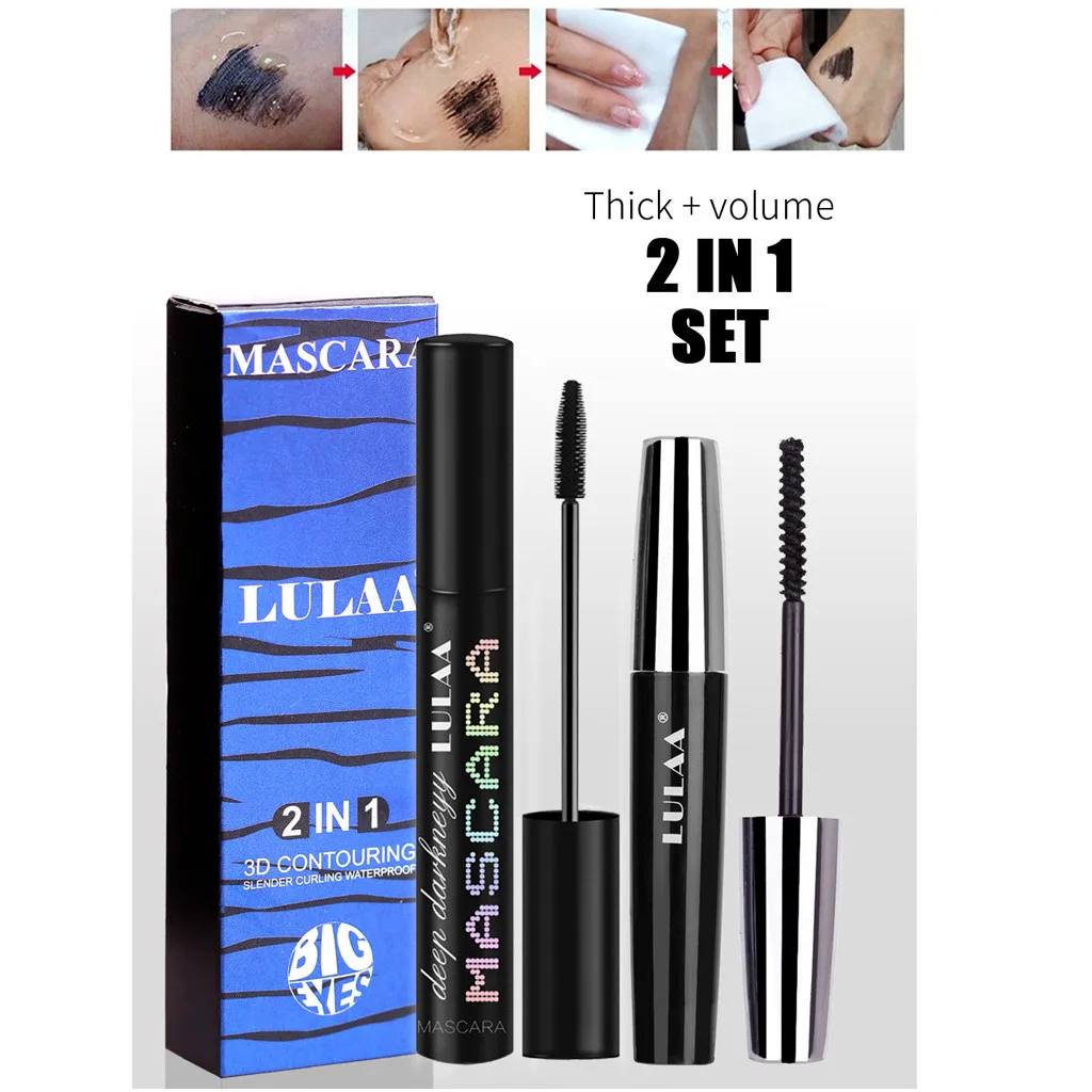 Newmagnum ресниц mascaraMakeup Длинные завивки волокна наращивание Toolmaquiagem