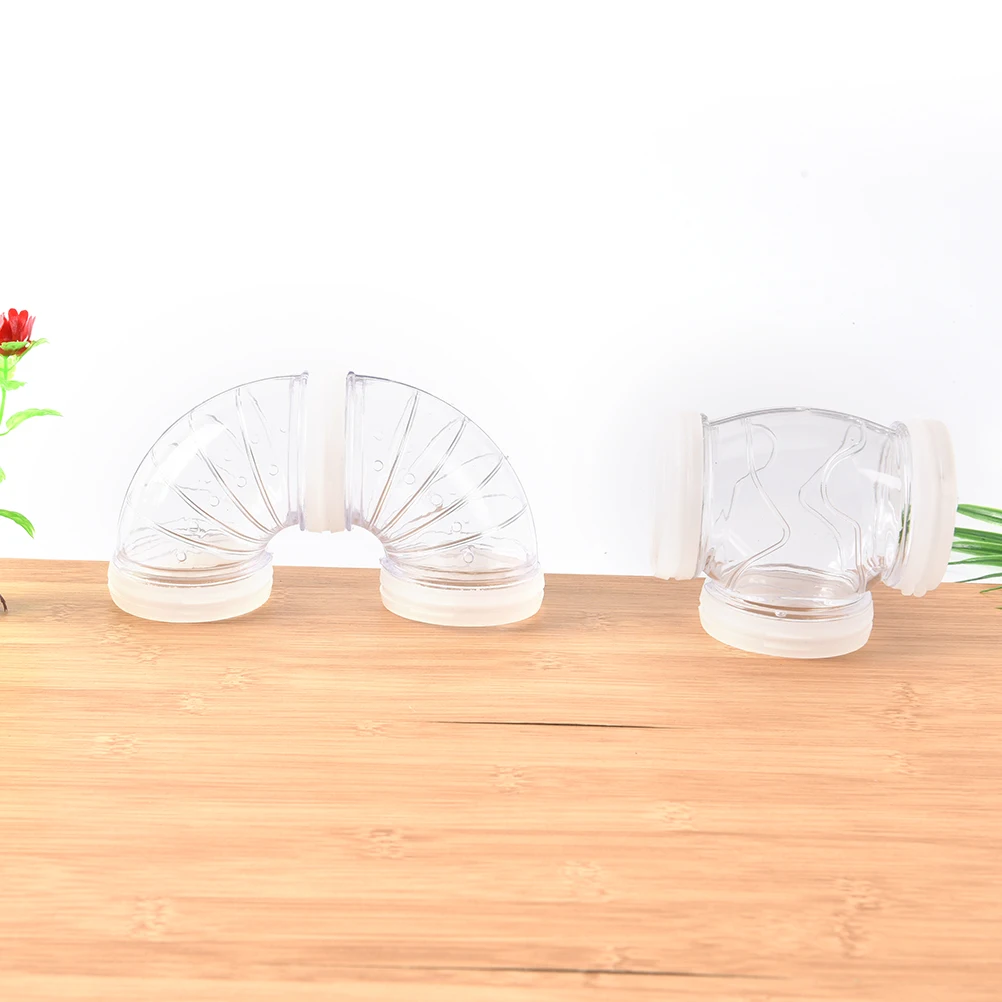 1 X хомяк сделай сам фитинги для труб аксессуары внешний туннель из случайный