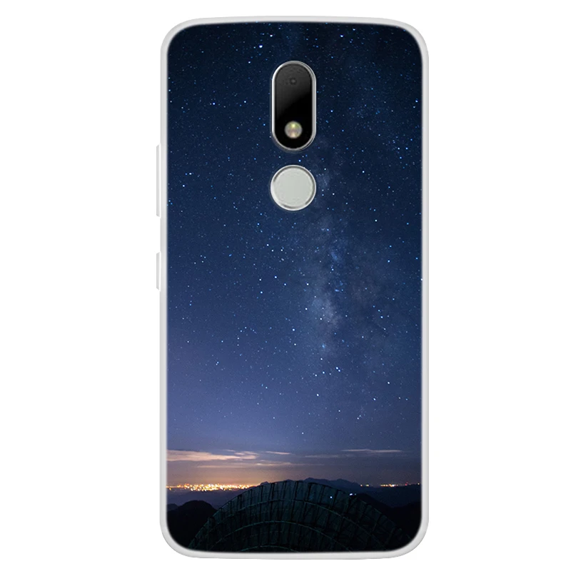 10 Чехол для телефона с изображением звездного неба s для Moto M, чехол с рисунком из мультфильма, силиконовая Мягкая задняя крышка из ТПУ для Motorola MotoM XT1662 5,5, чехлы бамперы - Цвет: 10