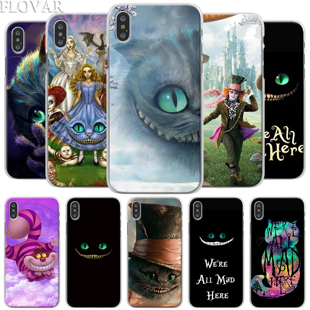 Алиса в стране чудес Чеширский кот чехол для телефона для Apple iPhone X XR 7 8 Plus 6 6s Plus XS MAX 11 Pro Max SE чехол для телефона Coque