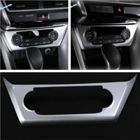 lapetus car styling middle control air conditioning knob button panel cover trim abs for mitsubishi eclipse cross 2018 2021