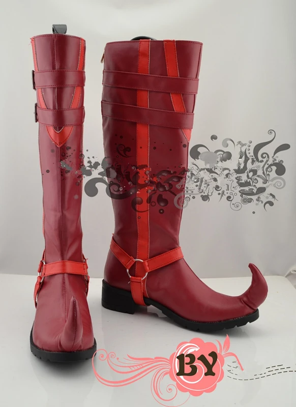 Сапоги синие для косплея Ao no Exorcist красные сапоги | Тематическая одежда и униформа