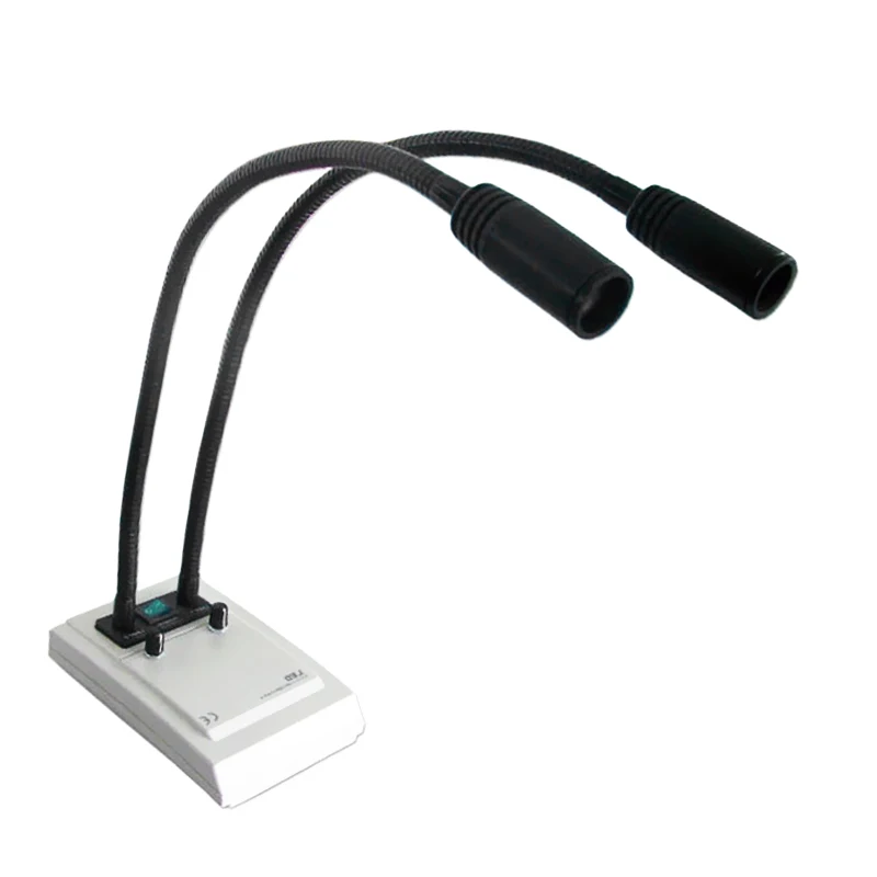 LED 2*3W Desktop Examination Light Flexible Tube Bend DC Power Supply KD-202B-6 | Электроника