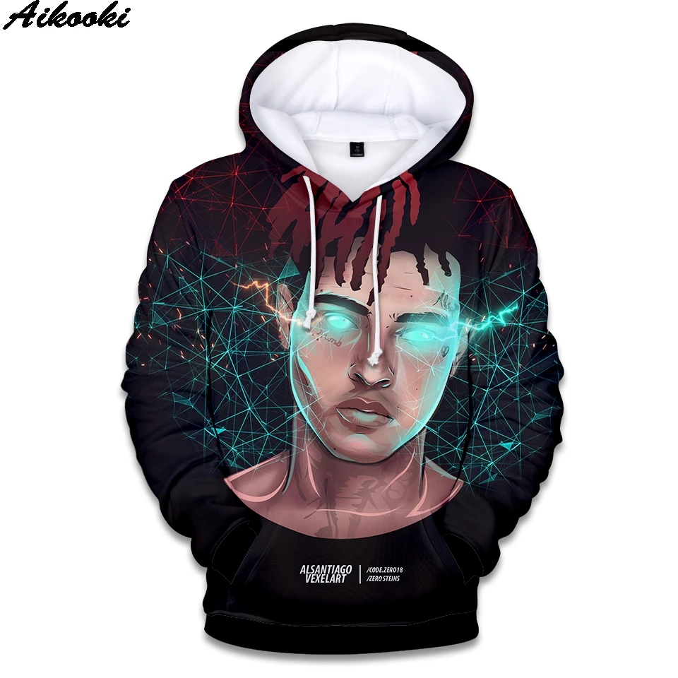 

Aikooki Hot Sale xxxtentacion Fashion 3D Hoodies Men/Women Popular Hip Hop Hoodie Print xxxtentacion Pullover Sweatshirt Top