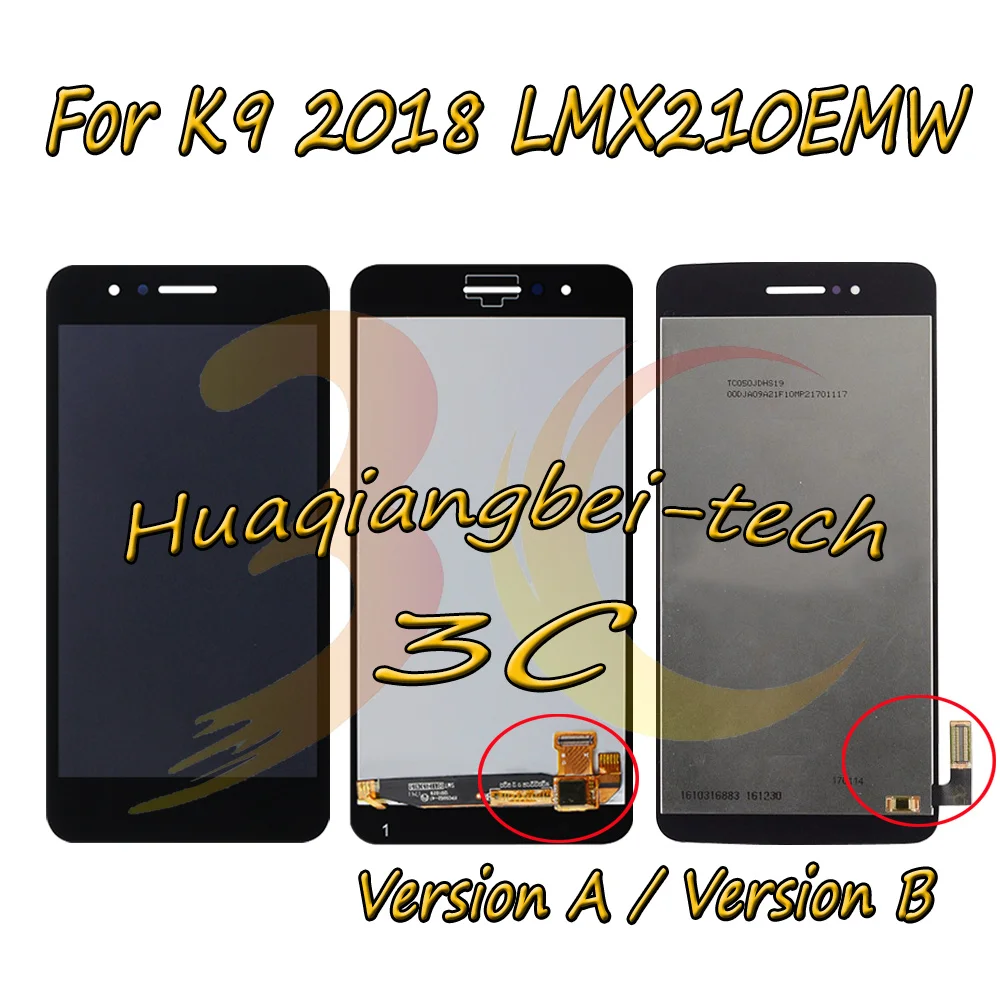 5,0 '' для LG LMX210MA Aristo LTE/K9 LMX210EMW LMX210NMW LMX210EM Полный ЖК-дисплей+ кодирующий преобразователь сенсорного экрана в сборе с рамкой протестирован