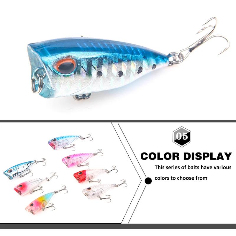 SEAPESCA Поппер рыболовная приманка 35 мм 3 2 г искусственная Professional жесткая 3D глаз