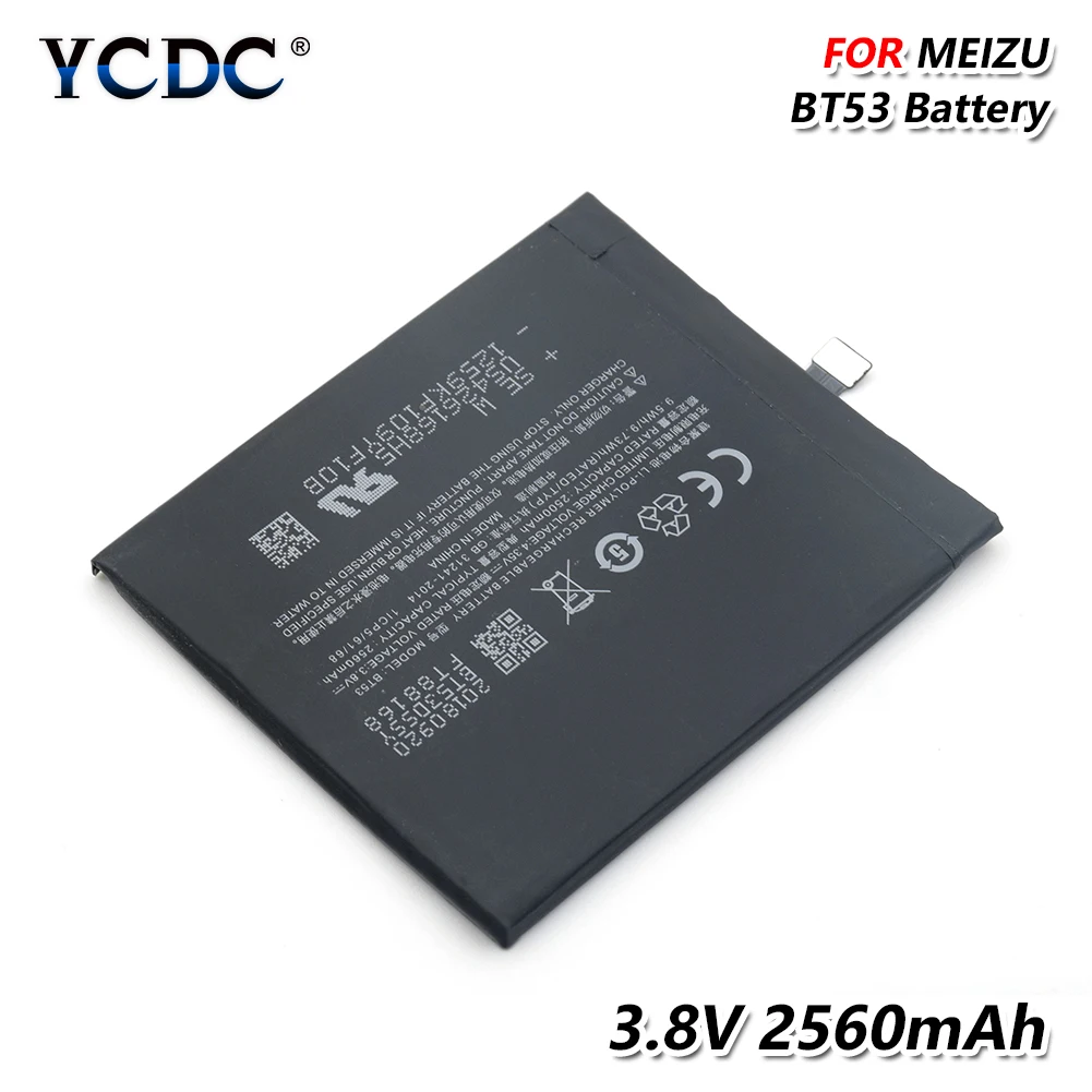 Сменный аккумулятор BT53 для телефона BT-53 BT 53 для Meizu Pro 6 M570M M570Q M570H телефон 2560 мАч