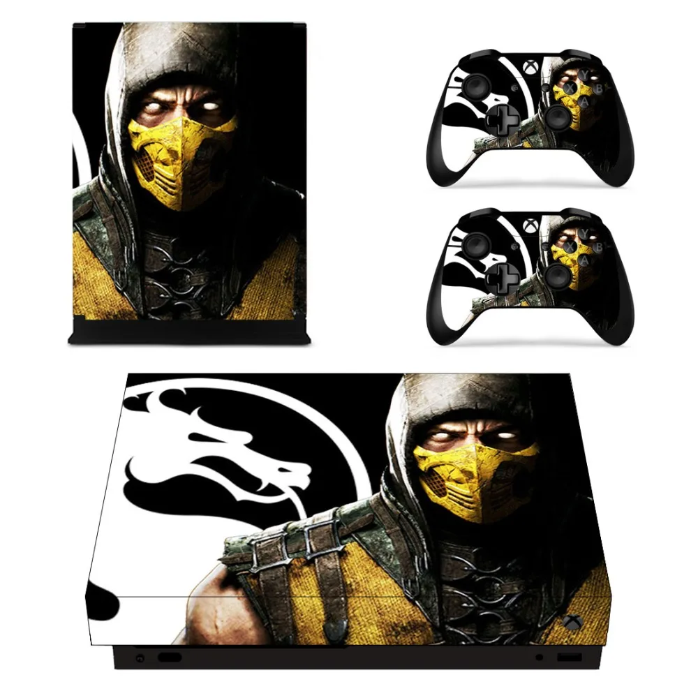 Стикеры Mortal Kombat для Microsoft Xbox One X стикеры консоли и контроллера виниловые