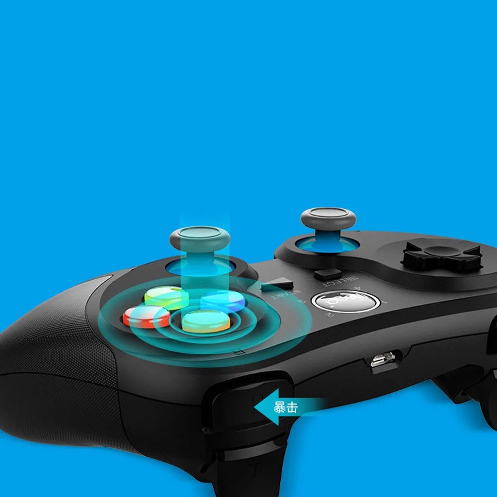 Беспроводной Bluetooth геймпад Pubg контроллер гибкий джойстик с держателем для