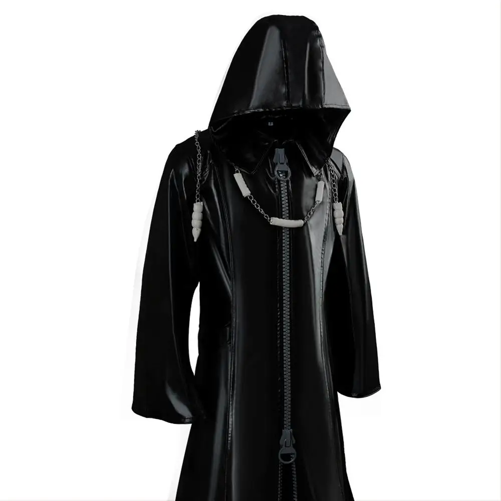 Карнавальный костюм для взрослых женщин и мужчин черное пальто с изображением