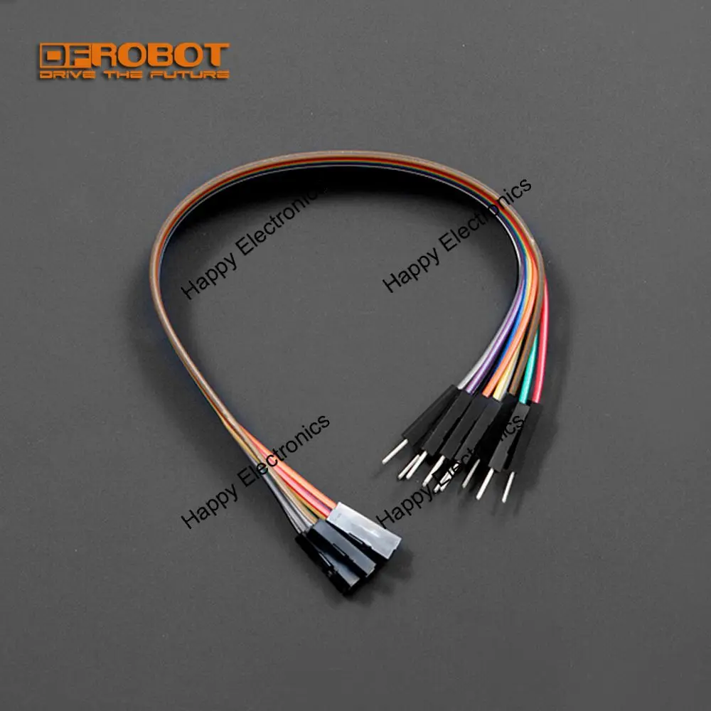 10 шт./лот упаковок DFRobot Jumper male to female F/M header провода/кабели 7 8 &quot20 см 0 1&quot pin цветов