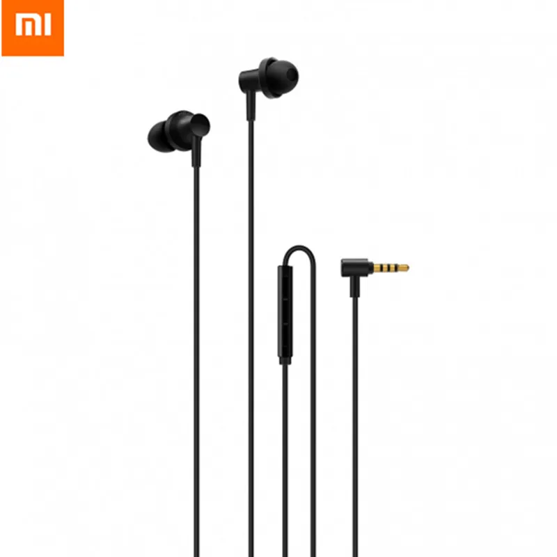 Оригинальные Xiaomi Mi гибридные Двойные наушники для водителей вкладыши проводные