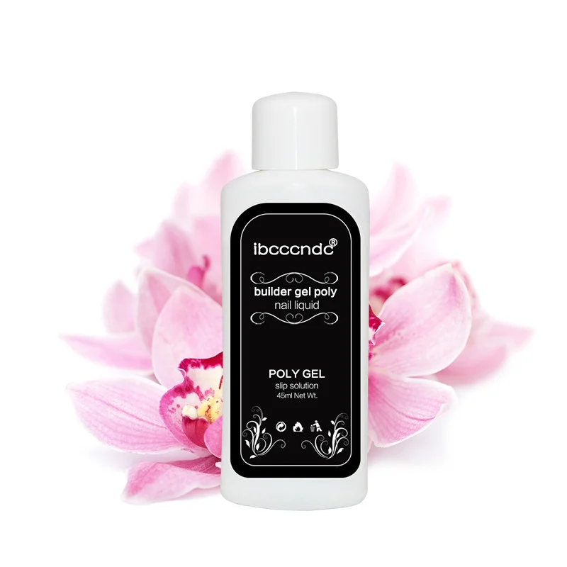Жидкий гель для наращивания ногтей прозрачный быстрого 45 мл раствор ногтей|Гель