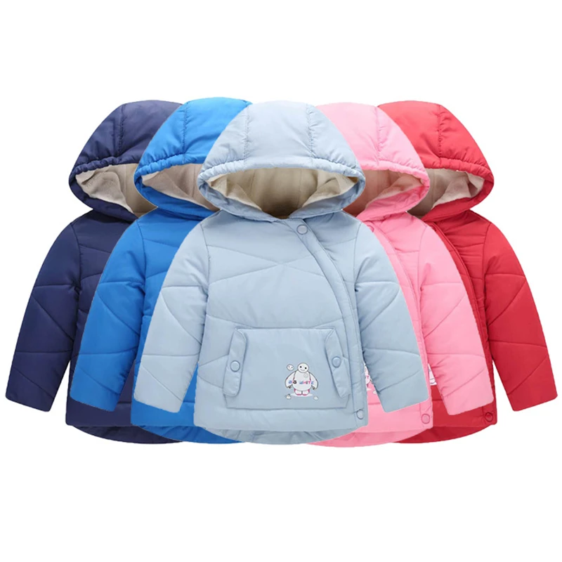 Новинка 2018 года модная симпатичная куртка с капюшоном для маленьких девочек