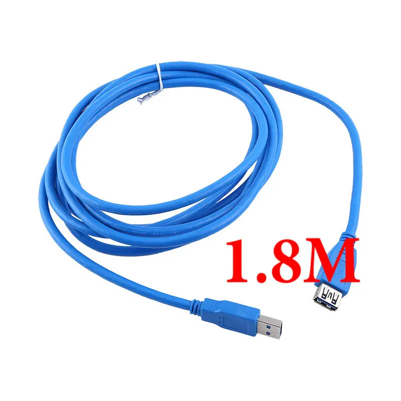180cm USB 3,0 кабель Суперскоростной USB кабель-удлинитель папа-мама 1 м 1,8 м 3 м USB кабель-удлинитель для передачи данных и синхронизации - Цвет: 180cm