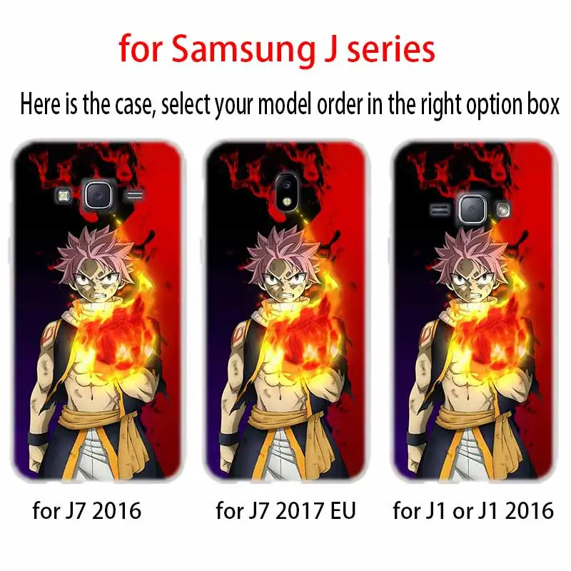 Мягкий чехол из ТПУ для samsung Galaxy J6 J8 J3 J5 J7 J4 Plus EU Prime Pro Ace j610 Аниме Манга Сказочный хвост