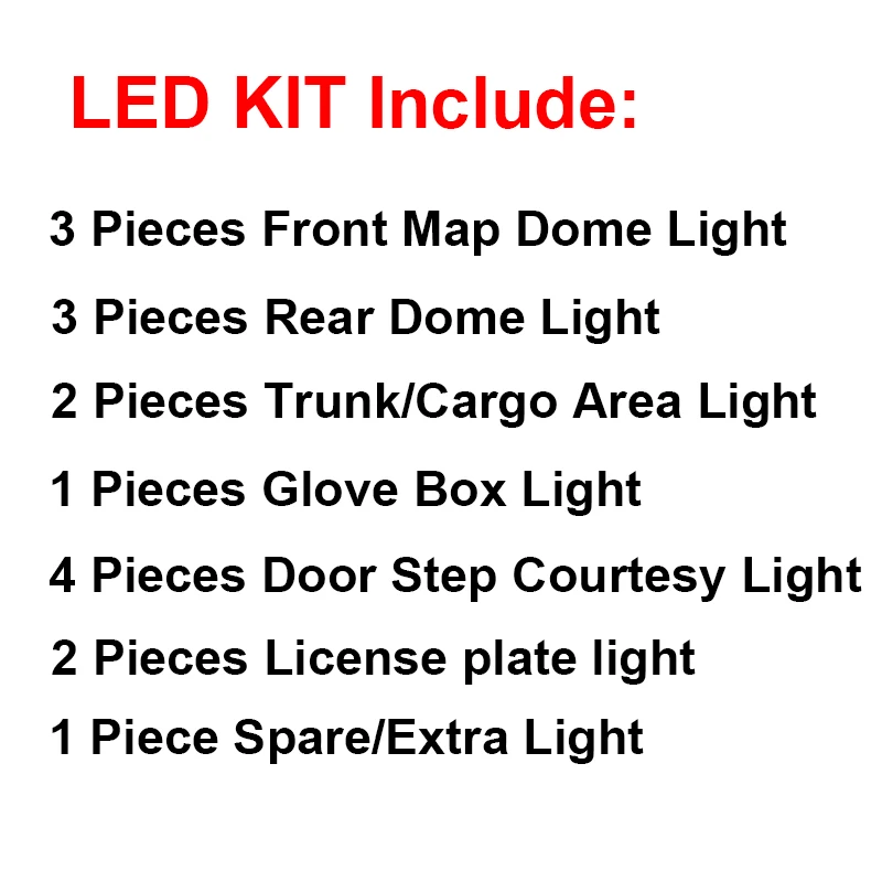 Cawanerl Auto Error Free LED Package Kit Car 2835 SMD Canbus Interior Bulb White For Mercedes Benz G-Class W463 2009-2012 | Автомобили и