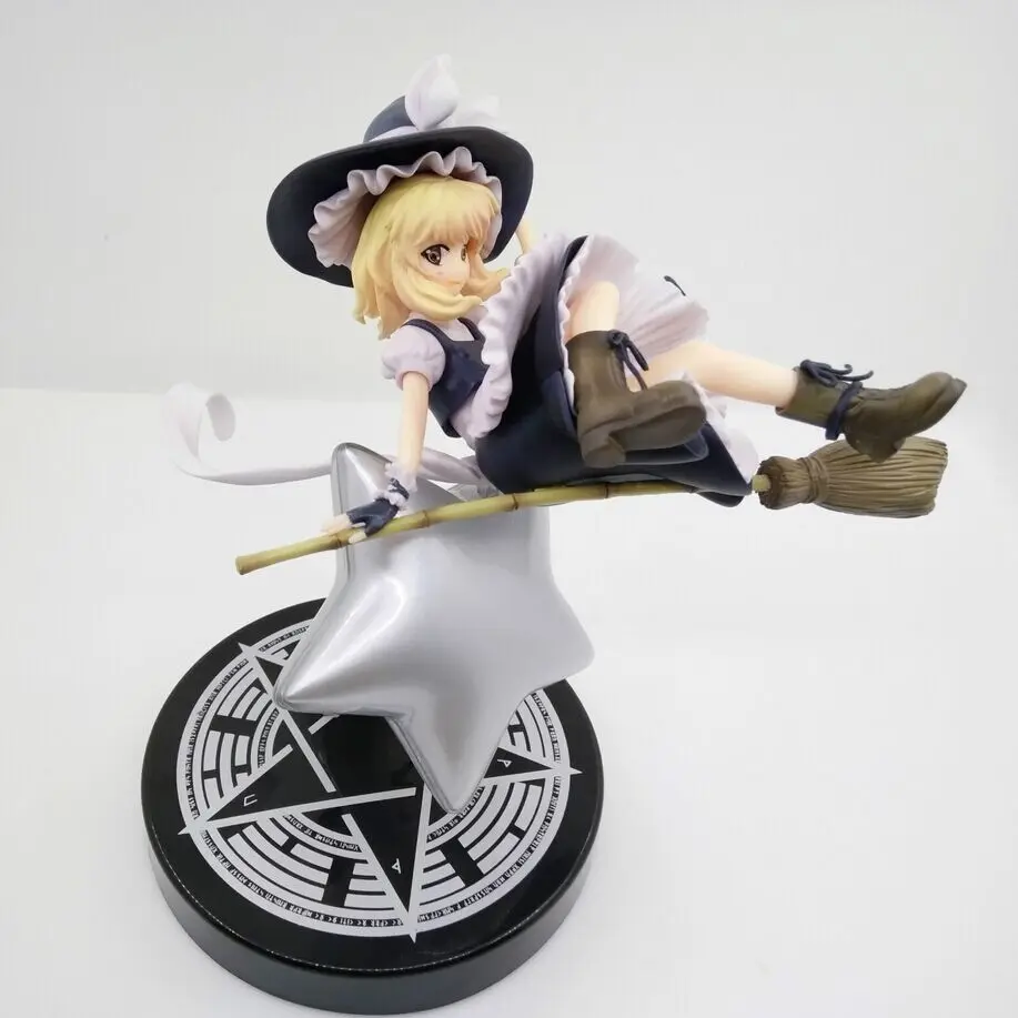HKXZM Аниме Фигурка 23 см Touhou проект Marisa Kirisame Rev. TOKIAME со светом ПВХ фигурку Модель