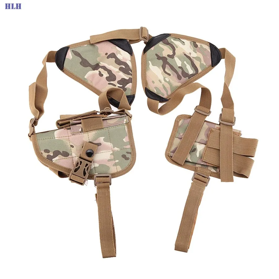 Пистолет быстро SWAT Тактический наплечный пистолет кобура w/Mag сумка рука + двойной