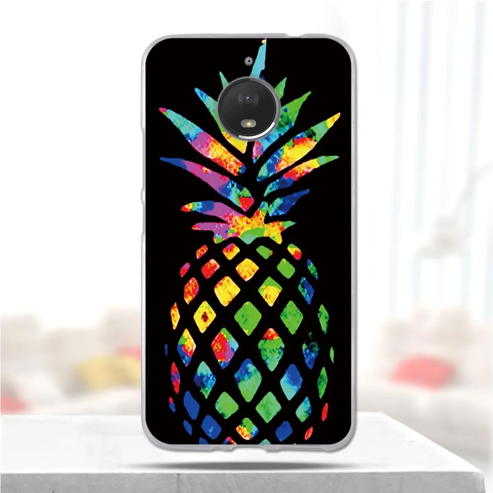 Для Motorola Moto E4 Plus чехол 5," силиконовый мягкий ТПУ чехол для Moto E4 Plus чехол для Motorola Moto E Plus(4th Gen.) Coque - Цвет: 24