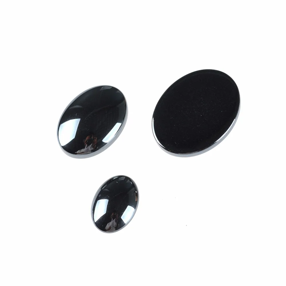Модная гематитовая овальная подвеска из натурального камня 7/18/24/29/40 мм