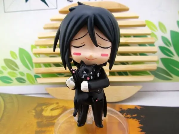 Бесплатная доставка Nendoroid 4 &quotМилый Черный Дворецкий Себастиан Микаэлис ПВХ мини